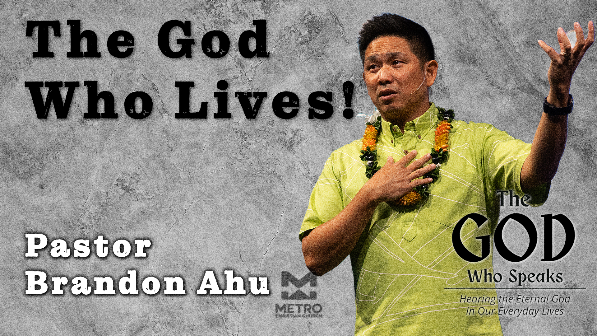 The God Who Lives! | The God Who Speaks